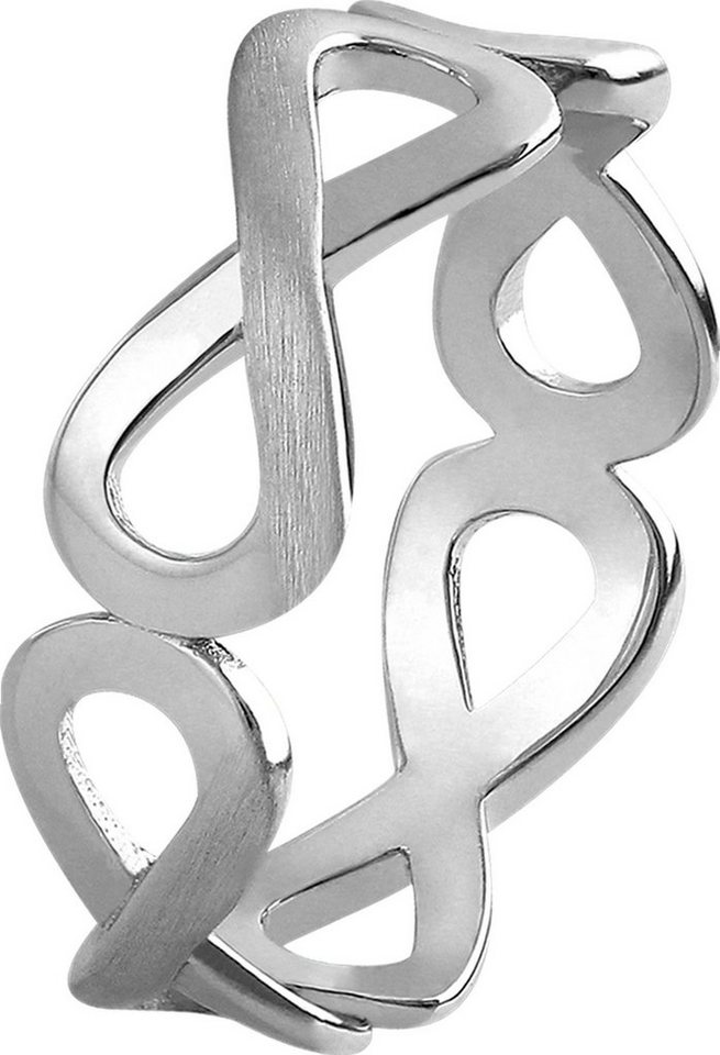 SilberDream Silberring SilberDream Unendlichkeit Ring Damen (Fingerring), Damen Ring Unendlichkeit, 54 (17,2) aus 925er Sterling Silber, Farbe: von SilberDream