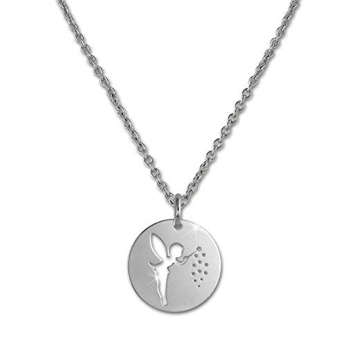 SilberDream Zaubernde Fee Halskette silber Schmuck 47cm 925 Silber SDK29442J Silber Halskette von SilberDream