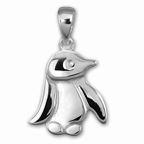 Teenie-Weenie Ketten Anhänger Pinguin SD 925er Sterling Silber SDH418J von SilberDream