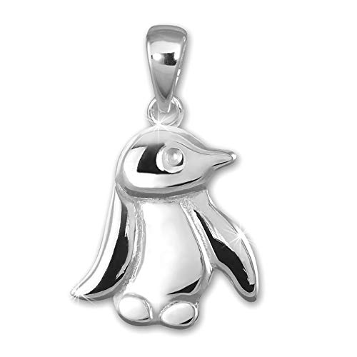 Teenie-Weenie Kettenanhänger Pinguin für Kinder TW 925 Silber Schmuck D3SDH418J Silber Halsschmuck für Kinder von SilberDream