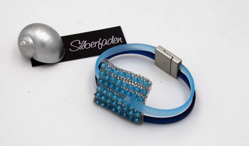 Armband Mit Strickobjekt von SilberfadenbyCHL