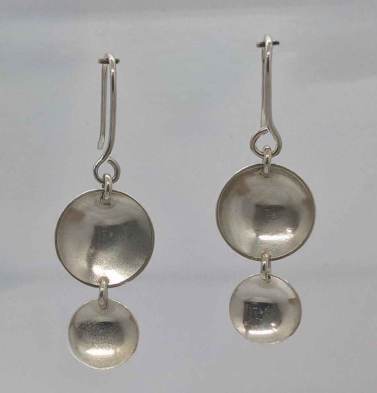 1 Paar Ohrhänger Silber - Ohrringe Silberschmuck Handarbeit von SilberflussDesign