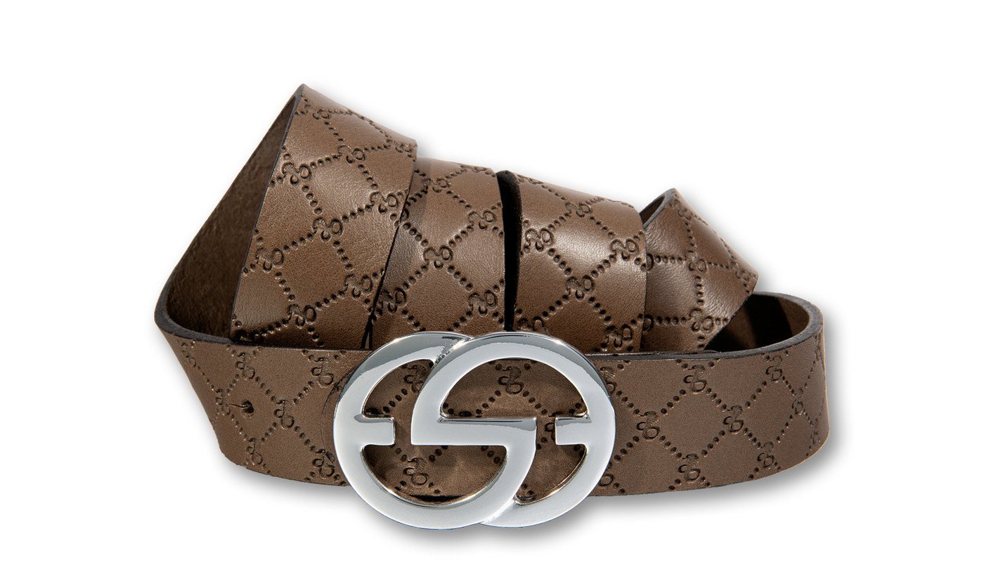 Silbergift Koppelgürtel Koppelgürtel mit raffiniert gestylter Rautenoptik von Silbergift