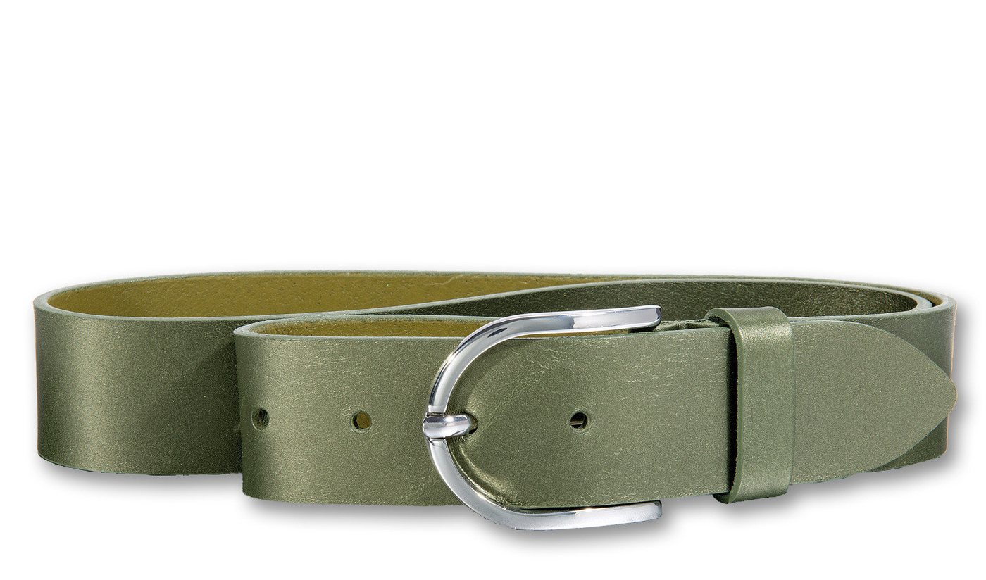 Silbergift Ledergürtel Ledergürtel als Klassiker mit taillenbetonter Breite von Silbergift