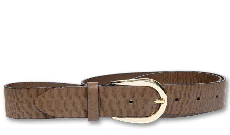 Silbergift Ledergürtel Ledergürtel mit effektvoll geprägter Oberflächenschraffur von Silbergift