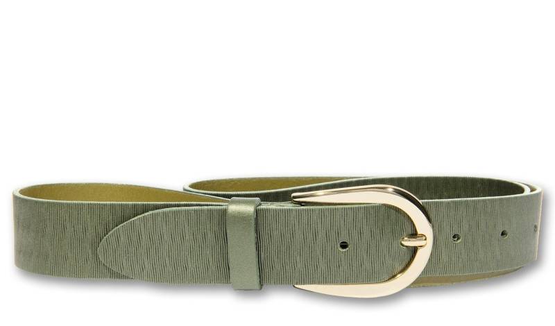 Silbergift Ledergürtel Ledergürtel mit effektvoll geprägter Oberflächenschraffur von Silbergift