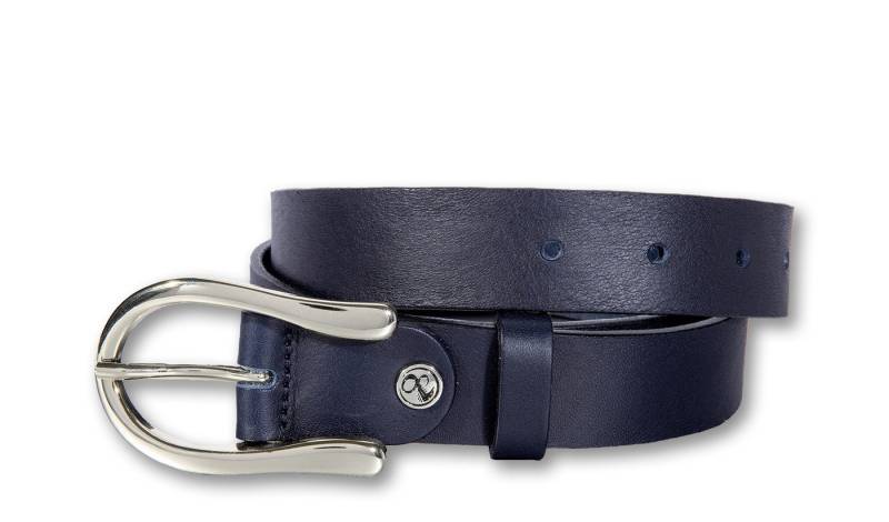 Silbergift Ledergürtel Ledergürtel mit eleganter Silberschließe in Hufeisenform von Silbergift
