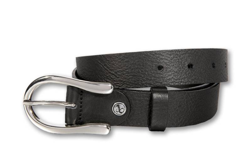 Silbergift Ledergürtel Ledergürtel mit eleganter Silberschließe in Hufeisenform von Silbergift