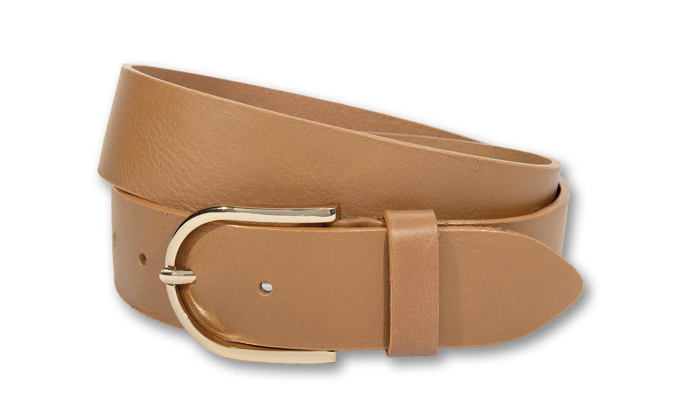 Silbergift Ledergürtel Ledergürtel mit fein geschwungener Schließe von Silbergift