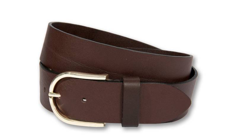 Silbergift Ledergürtel Ledergürtel mit fein geschwungener Schließe von Silbergift