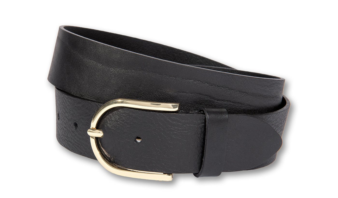 Silbergift Ledergürtel Ledergürtel mit fein geschwungener Schließe von Silbergift