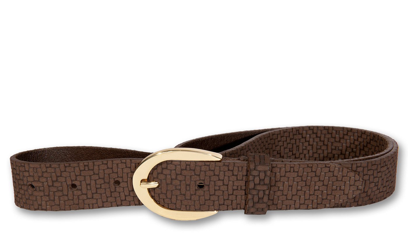 Silbergift Ledergürtel Ledergürtel mit junger, stylischer Flechtstruktur von Silbergift