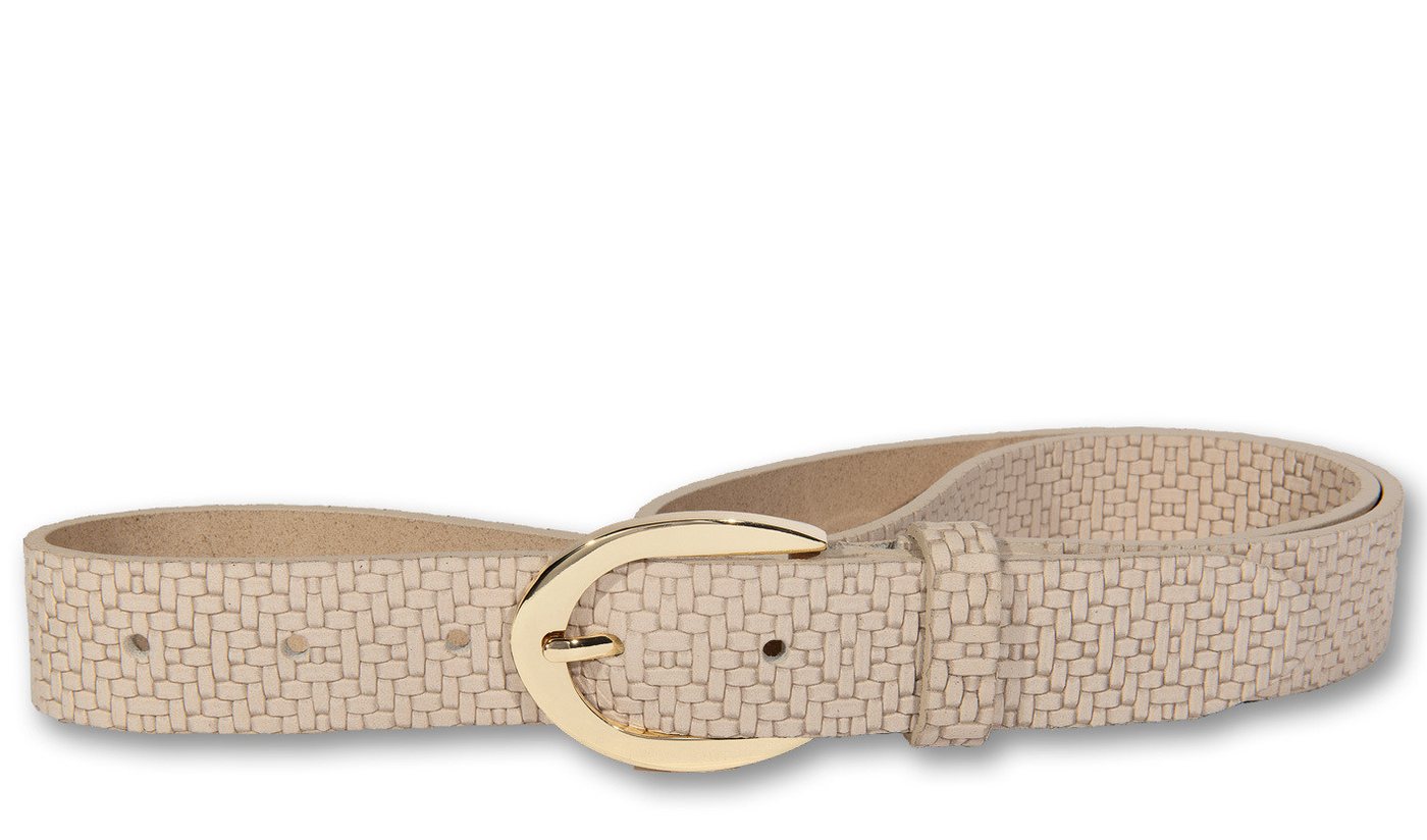 Silbergift Ledergürtel Ledergürtel mit junger, stylischer Flechtstruktur von Silbergift