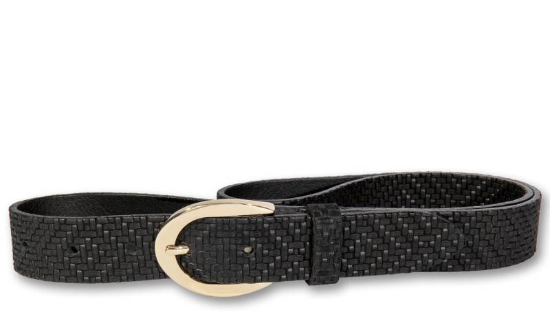 Silbergift Ledergürtel Ledergürtel mit junger, stylischer Flechtstruktur von Silbergift