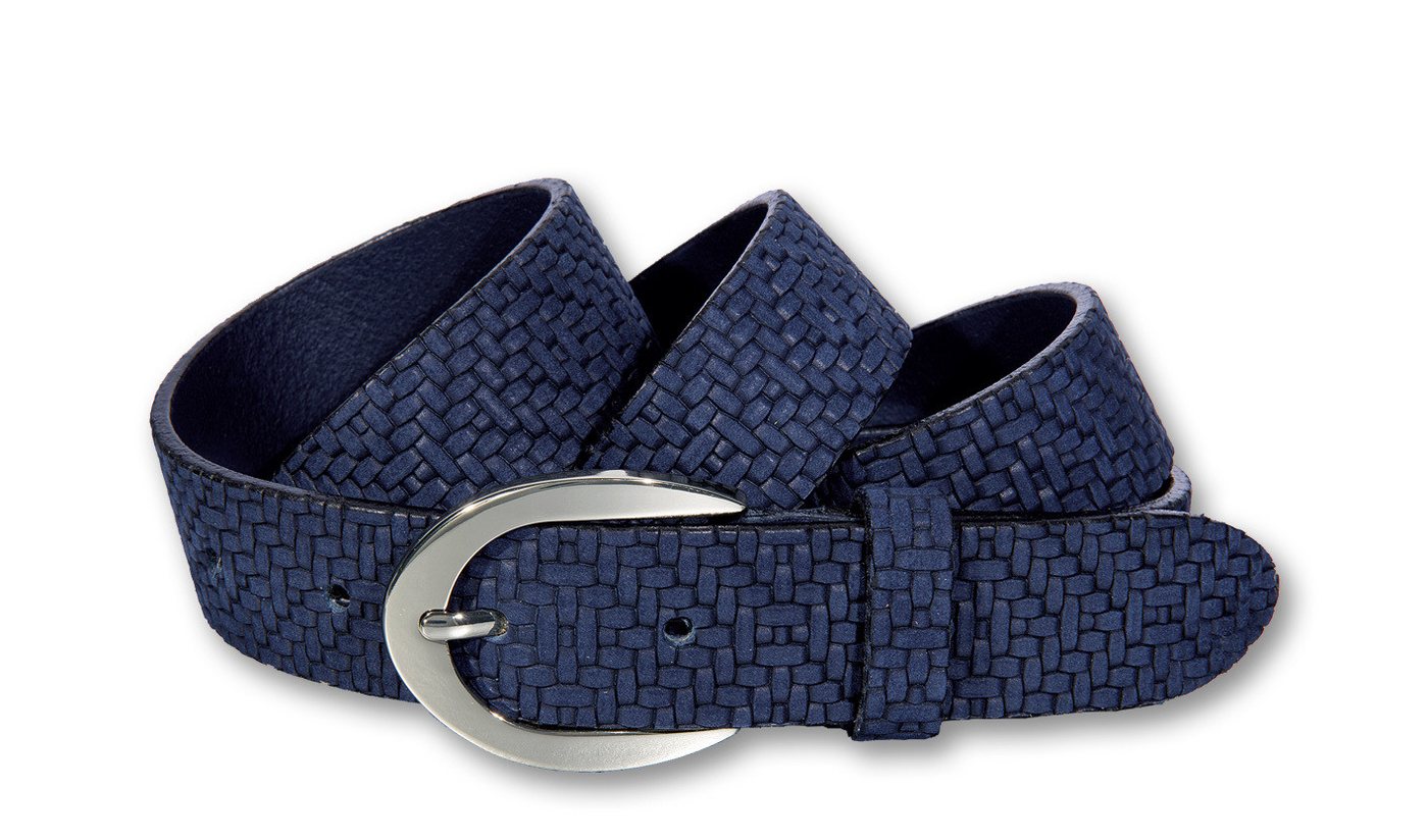 Silbergift Ledergürtel Ledergürtel mit junger stylischer Flechtstruktur von Silbergift