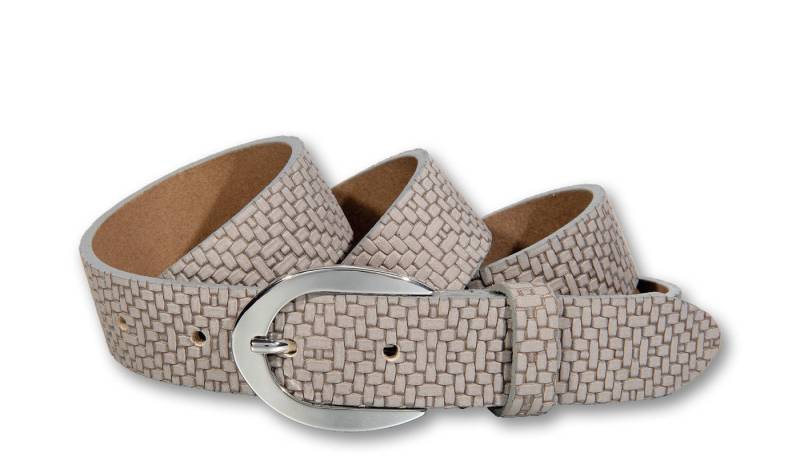 Silbergift Ledergürtel Ledergürtel mit junger stylischer Flechtstruktur von Silbergift