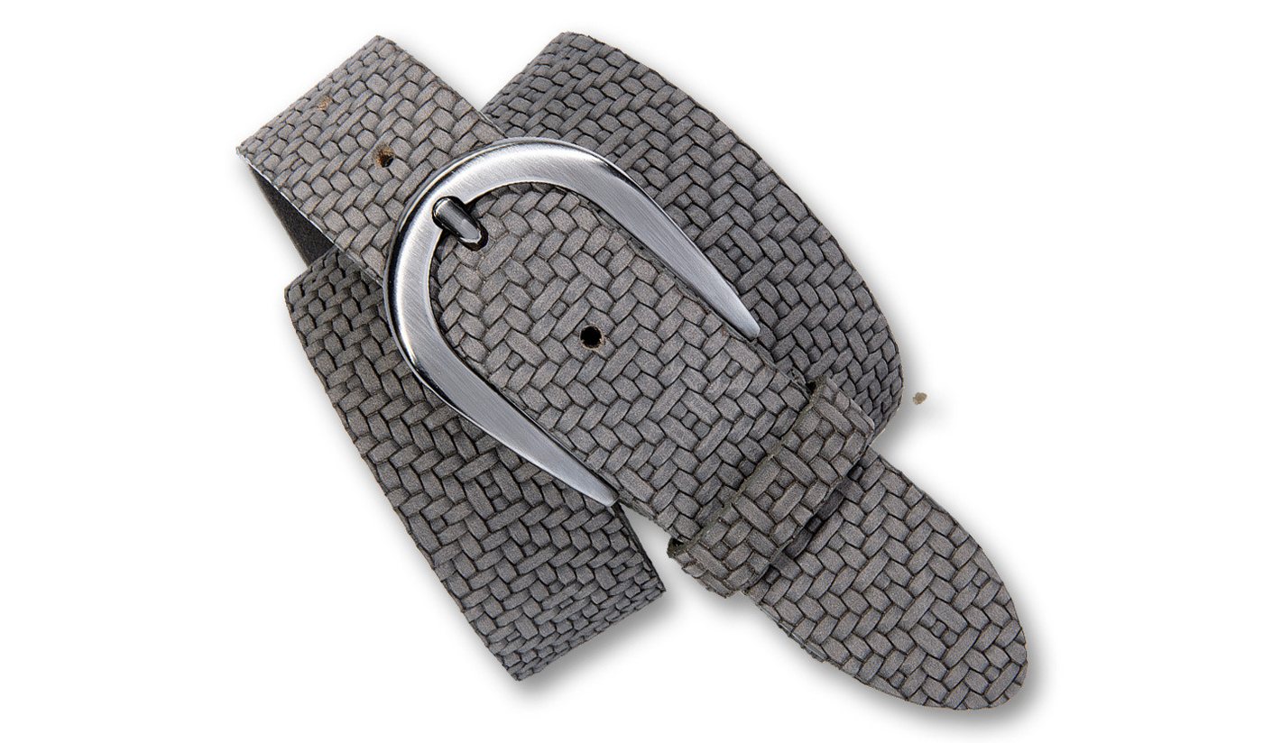 Silbergift Ledergürtel Ledergürtel mit junger stylischer Flechtstruktur von Silbergift