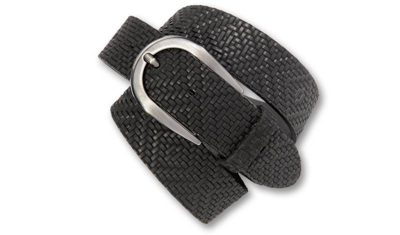 Silbergift Ledergürtel Ledergürtel mit junger stylischer Flechtstruktur von Silbergift