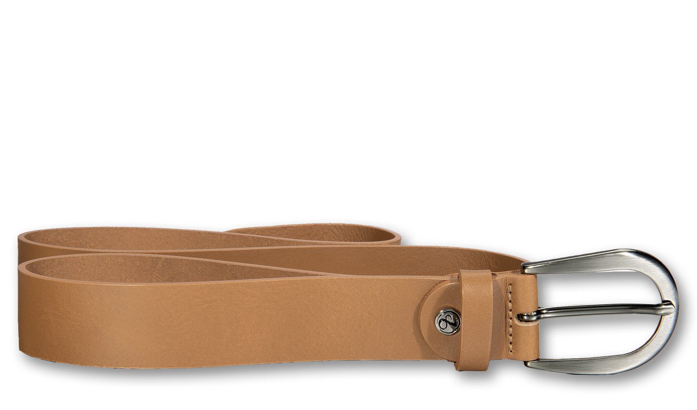 Silbergift Ledergürtel Ledergürtel mit seidiger Oberfläche von Silbergift