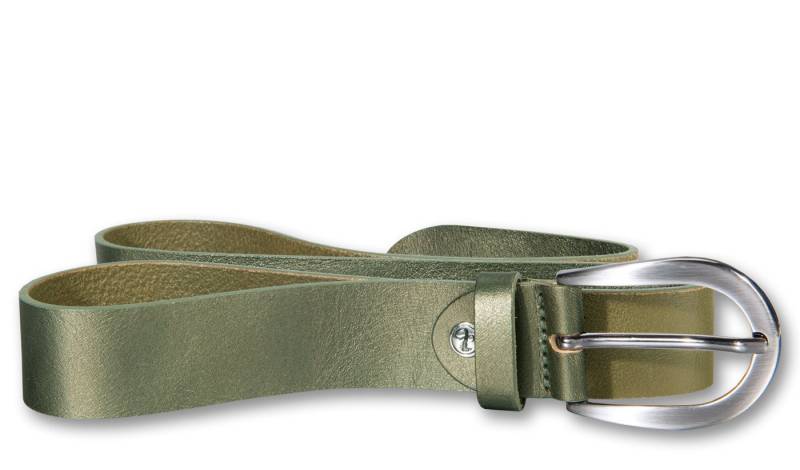 Silbergift Ledergürtel Ledergürtel mit seidiger Oberfläche von Silbergift