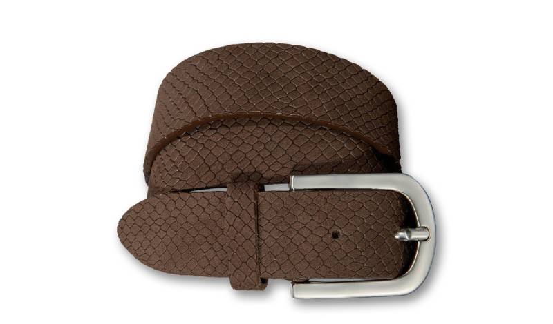 Silbergift Ledergürtel Ledergürtel mit stylischer Animal-Prägung von Silbergift