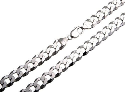 Silberketten-Store Panzerkette Silber 925 Herren 12mm I Silberkette Herren hochglanz 2,8mm Stärke I Halskette Herren mit Karabiner Verschluss von SILBERKETTEN STORE DEIN SCHMUCK ONLINE SHOP