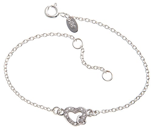 Fashion Line Armband Amore - Länge wählbar 18-23cm - echt 925 Silber von Silberketten-Store