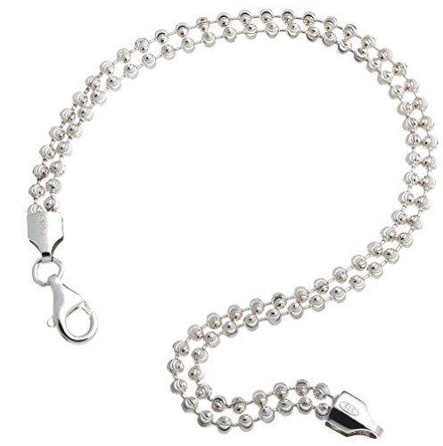 Fashion Line Armband "Delight" - Länge 22cm - echt 925 Silber von Silberketten Store