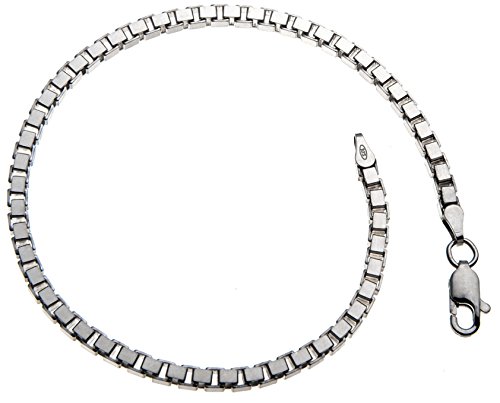 Hochwertiges Venezianerkette Armband 3mm Breite - 925 Silber, Länge wählbar 16-25cm von SILBERKETTEN STORE DEIN SCHMUCK ONLINE SHOP