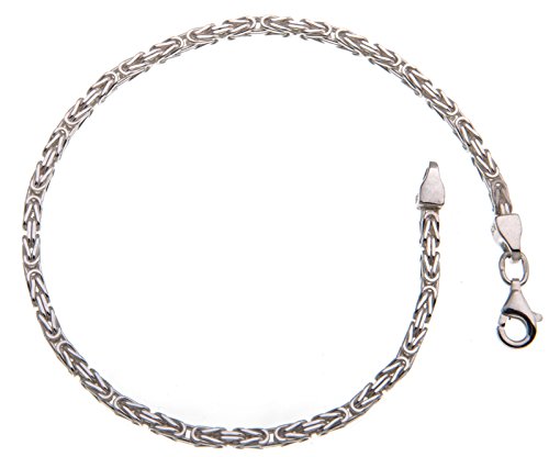 SILBERKETTEN STORE DEIN SCHMUCK ONLINE SHOP Königskette Armband - 2,2mm Breite - Länge 18cm - echt 925 Silber von SILBERKETTEN STORE DEIN SCHMUCK ONLINE SHOP