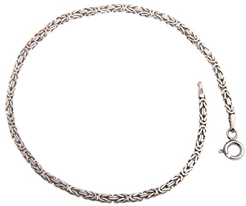 Königskettearmband, 2mm - massiv 925 Silber, Länge wählbar 16-25cm von SILBERKETTEN STORE DEIN SCHMUCK ONLINE SHOP
