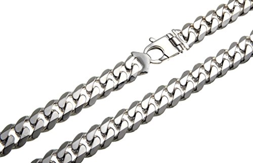 Massive Panzerkette 14mm Breite - echt 925 Silber, Länge wählbar von 40-100cm! von Silberketten Store