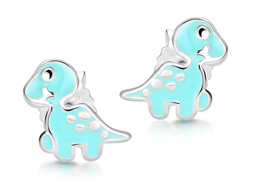 SILBERKETTEN STORE DEIN SCHMUCK ONLINE SHOP Kinder-Ohrstecker Dino | echt 925 Silber | für Allergiker geeignet von Silberketten Store