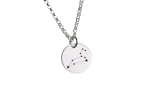 Silberketten Store DEIN SCHMUCK ONLINE SHOP Edle Erbskette 2mm mit Sternbild Anhänger LÖWE |echt 925 Silber | hochglanzpoliert mit Federringverschluß von Silberketten Store