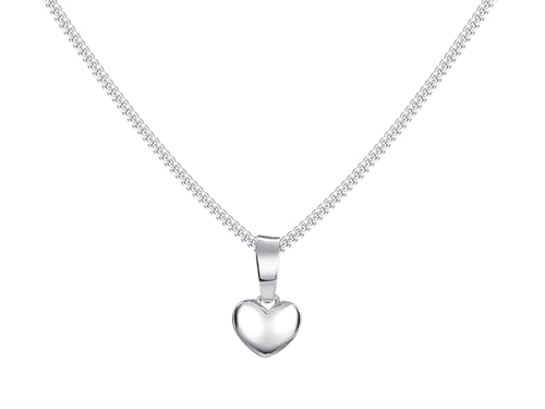 Silberketten Store DEIN SCHMUCK ONLINE SHOP Edles Schmuckset Panzerkette Breite 1,2mm mit Anhänger Herz | aus echt 925 Silber | hochglanzpoliert | mit Federringverschluß von Silberketten Store