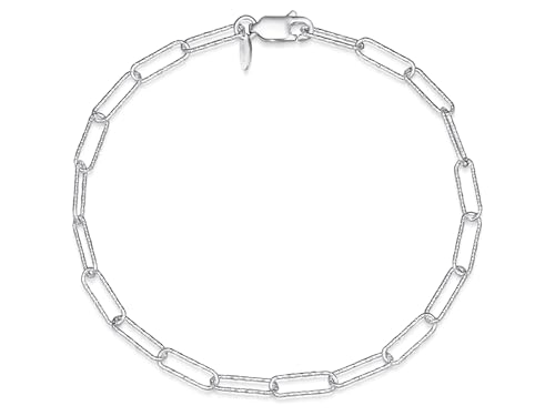 Silberketten Store DEIN SCHMUCK ONLINE SHOP Einzigartiges Ankerkette Armband 3,5mm mit Diamantschliff |echt 925 Silber | nickelfrei von Silberketten Store