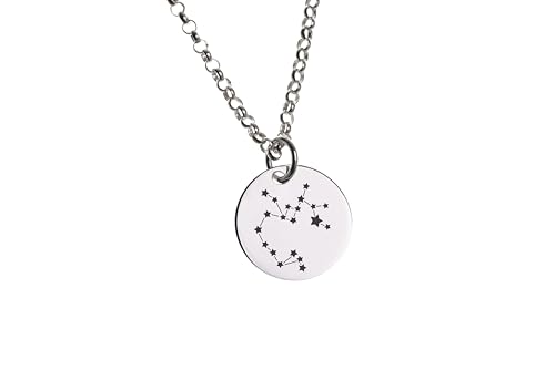 Silberketten Store DEIN SCHMUCK ONLINE SHOP Filigrane Erbskette 2mm mit Sternbild Anhänger SCHÜTZE |echt 925 Silber | hochglanzpoliert mit Federringverschluß von Silberketten Store