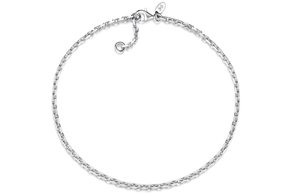 Silberkettenstore Fußkette Ankerketten Fußkette 2mm - 925 Silber, Länge wählbar von 23-30cm von Silberkettenstore