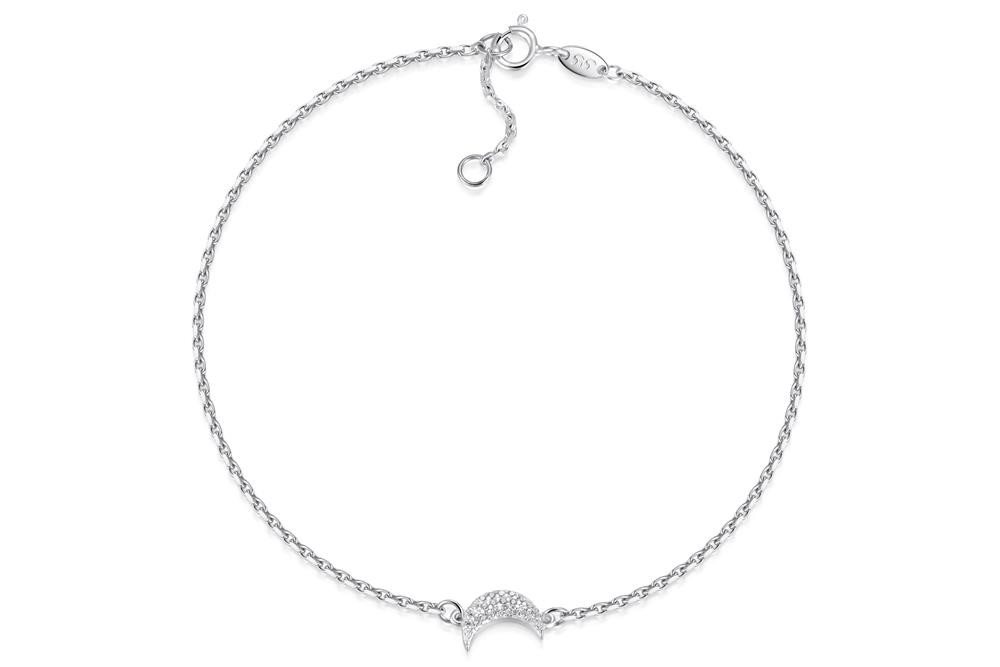 Silberkettenstore Fußkette Fußkette Ankerkette 1,7mm mit Oliven - 925 Silber, Länge wählbar von Silberkettenstore