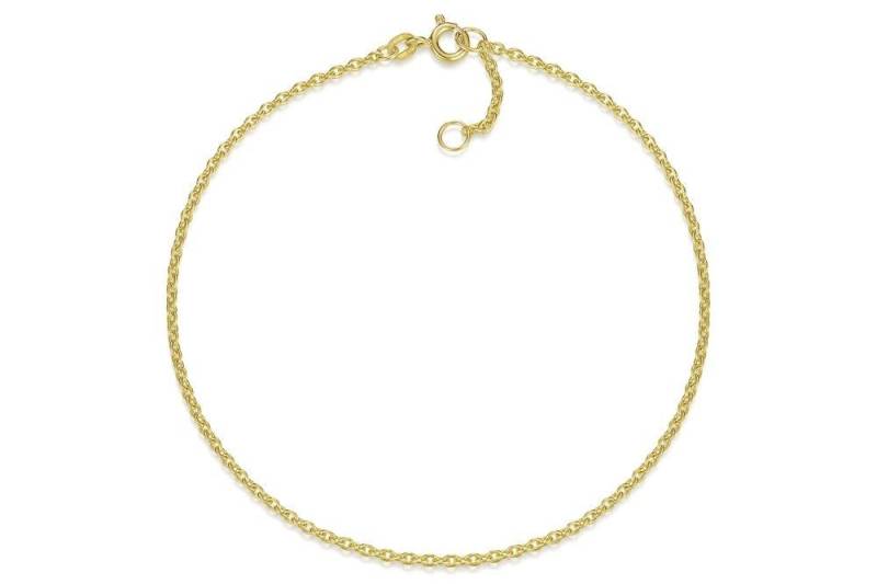 Silberkettenstore Fußkette Fußkette Erbse 1,9mm - echt 333 Gold, Länge wählbar von Silberkettenstore