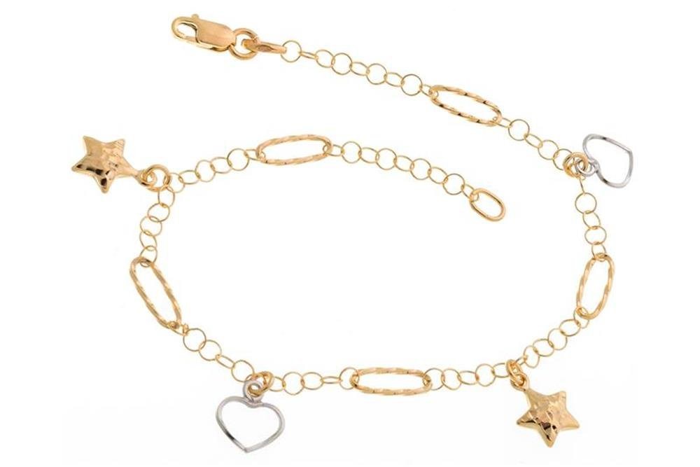 Silberkettenstore Goldarmband Fashion Line Armband 2623 - 375 Gold, Länge: 18cm von Silberkettenstore