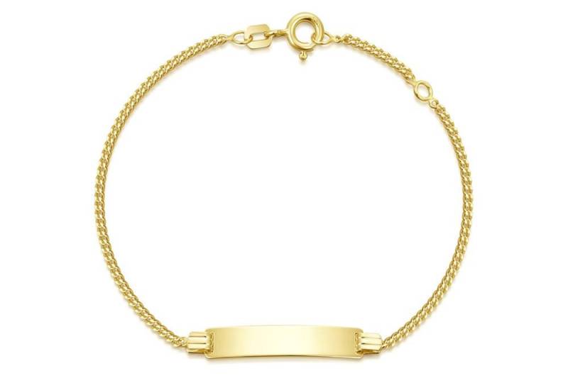 Silberkettenstore Goldarmband Kinder-Gravurarmband Panzer 1,8 - 333 Gelbgold, Länge wählbar von Silberkettenstore