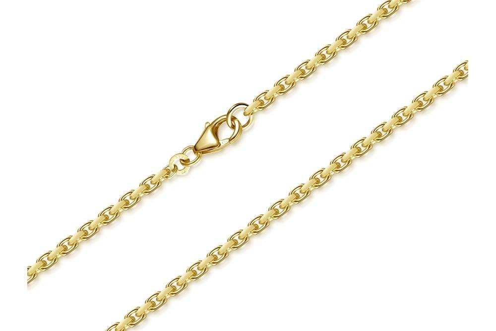 Silberkettenstore Goldkette Ankerkette 2,5mm - 333 Gold, Länge wählbar 38-90cm von Silberkettenstore