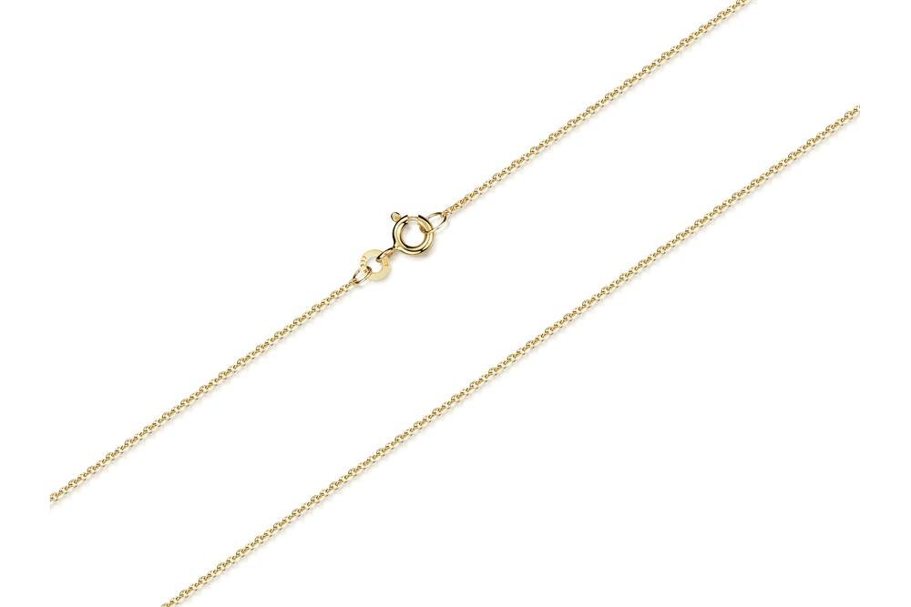 Silberkettenstore Goldkette Erbskette 1,1mm - 333 Gold, Länge wählbar von Silberkettenstore