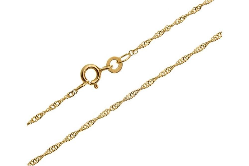 Silberkettenstore Goldkette Singapurkette 1,4mm - 333 Gold von Silberkettenstore