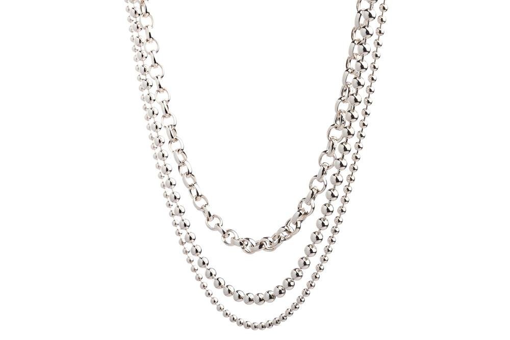 Silberkettenstore Kette mit Anhänger Fashion Line Glamour - 925 Silber, Länge wählbar von 40-100cm von Silberkettenstore