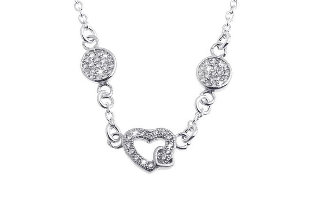 Silberkettenstore Kette mit Anhänger Fashion Line Kette Amore 1 - 925 Silber, Länge wählbar von 40-60cm von Silberkettenstore