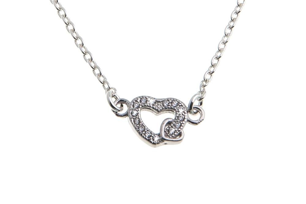 Silberkettenstore Kette mit Anhänger Fashion Line Kette Amore - 925 Silber, Länge wählbar von 40-60cm Silberkettenstore Kette mit Anhänger Fashion Line Kette Amore - 925 Silber, Länge wählbar von 40-60cm von Silberkettenstore