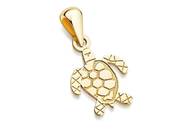 Silberkettenstore Kettenanhänger Anhänger Schildkröte - 333 Gold von Silberkettenstore