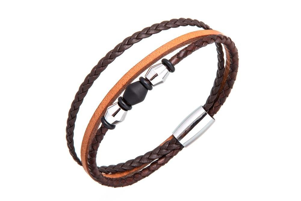 Silberkettenstore Lederarmband Lederarmband 0673_1 - 3reihig, braun Silberkettenstore Lederarmband Lederarmband 0673_1 - 3reihig, braun von Silberkettenstore